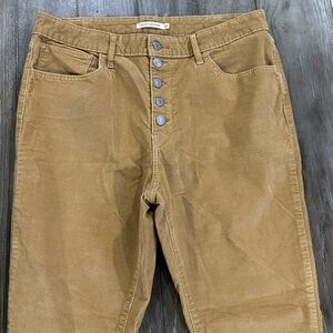 Levi’s Button-Fly  Corduroy Pants